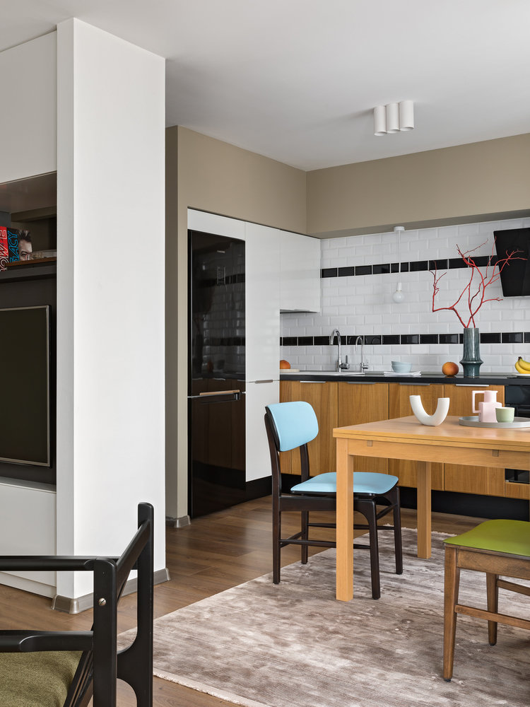 Фотография: Кухня и столовая в стиле Современный, Квартира, Проект недели, Минск, 2 комнаты, 40-60 метров, Татьяна Манцевич – фото на INMYROOM Фотография: Кухня и столовая в стиле Современный, Квартира, Проект недели, Минск, 2 комнаты, 40-60 метров, Татьяна Манцевич – фото на INMYROOM