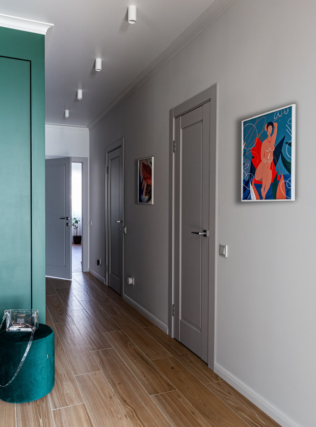 Фотография: Прихожая в стиле Современный, Проект недели, Санкт-Петербург, 3 комнаты, Более 90 метров, Анастасия Заркуа – фото на INMYROOM