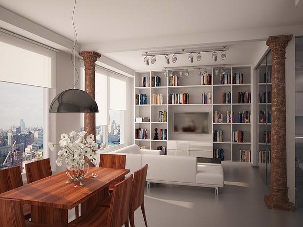 Фото из портфолио Апартаменты с панорамой – фотографии дизайна интерьеров на INMYROOM