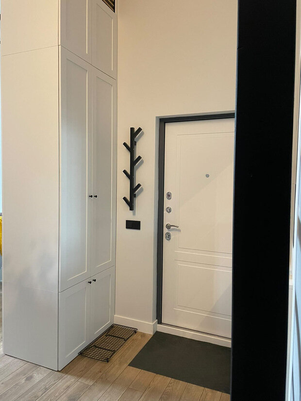 Фотография: Прихожая в стиле Скандинавский, Современный, Ремонт на практике – фото на INMYROOM