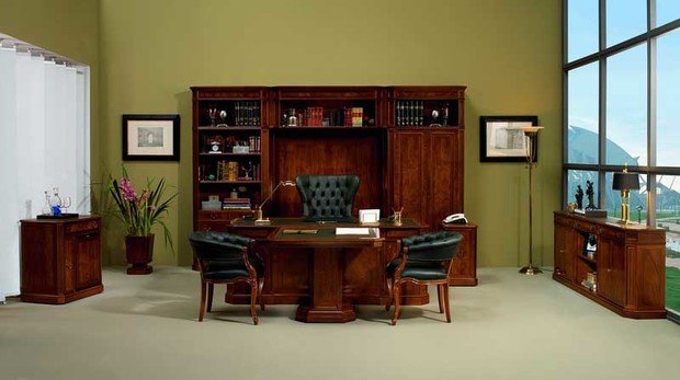 Фото из портфолио Inter Classic mobilia элитный кабинет на заказ – фотографии дизайна интерьеров на INMYROOM