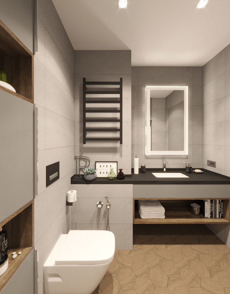 Фотография: Ванная в стиле Современный, Квартира, Проект недели, Санкт-Петербург, Виктория Малышева, VMGroup, 2 комнаты, 40-60 метров, Монолитно-кирпичный, ЖК Самоцветы – фото на INMYROOM Фотография: Ванная в стиле Современный, Квартира, Проект недели, Санкт-Петербург, Виктория Малышева, VMGroup, 2 комнаты, 40-60 метров, Монолитно-кирпичный, ЖК Самоцветы – фото на INMYROOM