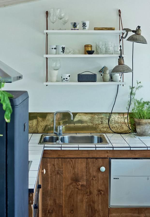 Фотография: Кухня и столовая в стиле Скандинавский, Дом, Планировки, Декор, Терраса, 40-60 метров – фото на INMYROOM