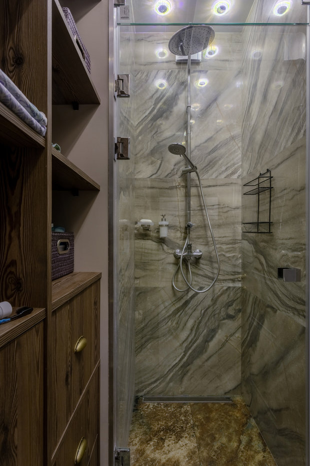 Фотография: Прочее в стиле Современный, Квартира, Проект дня, Samsung, 3 комнаты, 40-60 метров, интерьерный телевизор, the serif, Оксана Нечаева – фото на INMYROOM