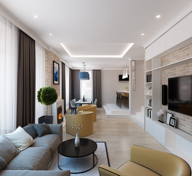 Фото из портфолио Легкость в пространстве – фотографии дизайна интерьеров на INMYROOM