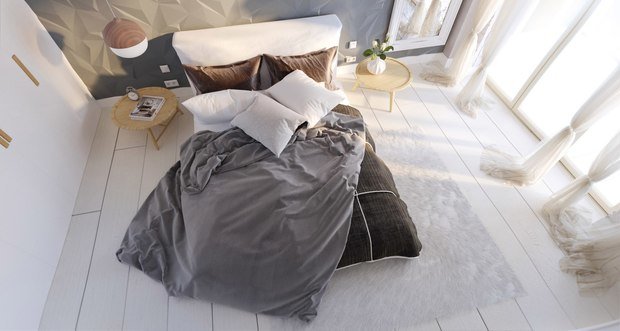Фото из портфолио Артквартира 76 кв.м – фотографии дизайна интерьеров на INMYROOM