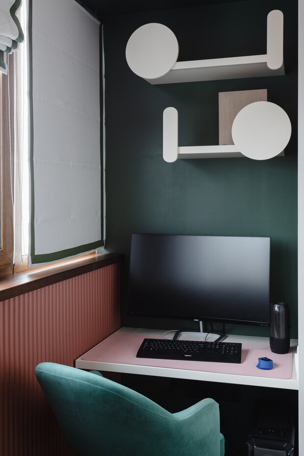 Фотография: Балкон в стиле Современный, Квартира, Проект недели, Москва, И-522А, Панельный дом, 3 комнаты, 60-90 метров, Вера Шеверденок – фото на INMYROOM