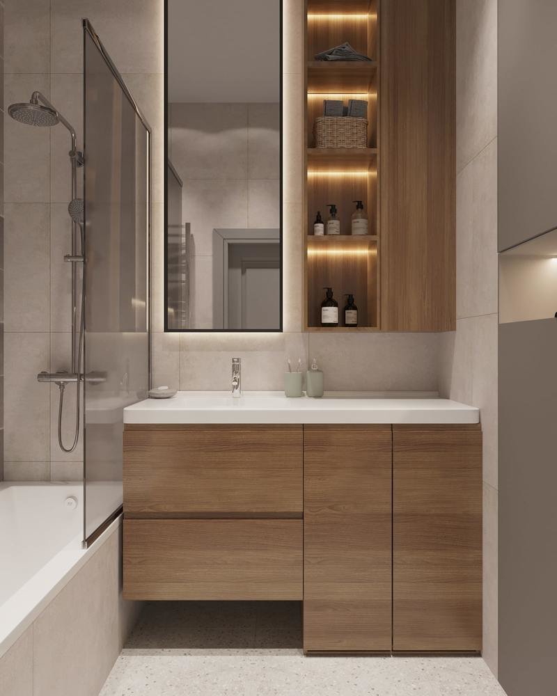 Фото из портфолио ЖК Граф Орлов, 1-комнатная квартира – фотографии дизайна интерьеров на INMYROOM Фото из портфолио ЖК Граф Орлов, 1-комнатная квартира – фотографии дизайна интерьеров на INMYROOM