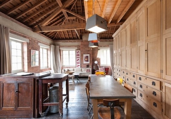 Фотография: Кухня и столовая в стиле Прованс и Кантри, Лофт, Современный – фото на INMYROOM