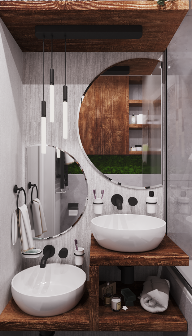 Фото из портфолио Сан.узел – фотографии дизайна интерьеров на INMYROOM