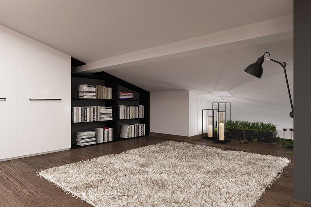 Фото из портфолио Трехуровневый лофт – фотографии дизайна интерьеров на INMYROOM