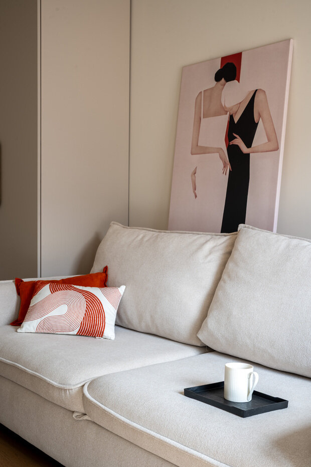 Фотография: Спальня в стиле Современный, Эко, Дом, Проект дня, Дом и дача, Московская область, 3 комнаты, Индивидуальный проект, современный с элементами минимализма и скандинавского стиля, Анастасия Давиденко – фото на INMYROOM