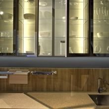 Фото из портфолио кухня Simple Lamellar Wood – фотографии дизайна интерьеров на INMYROOM