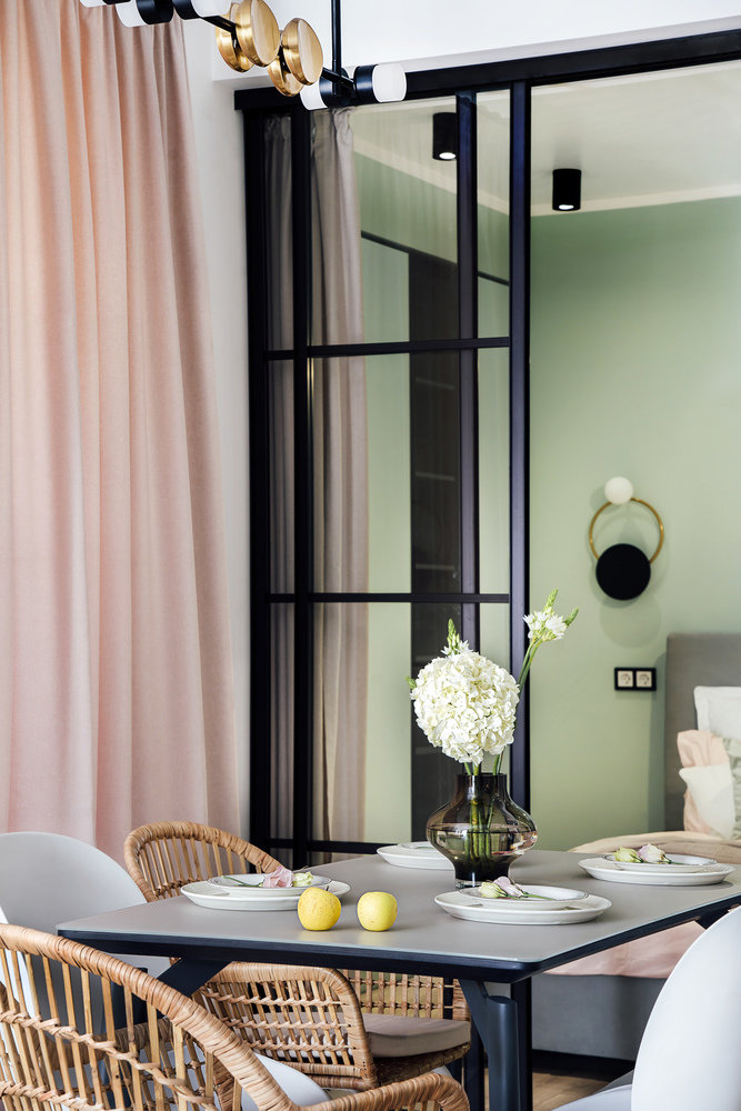 Фотография: Кухня и столовая в стиле Современный, Квартира, Проект недели, Казахстан, 3 комнаты, 60-90 метров, Алматы, Анна Аранович – фото на INMYROOM