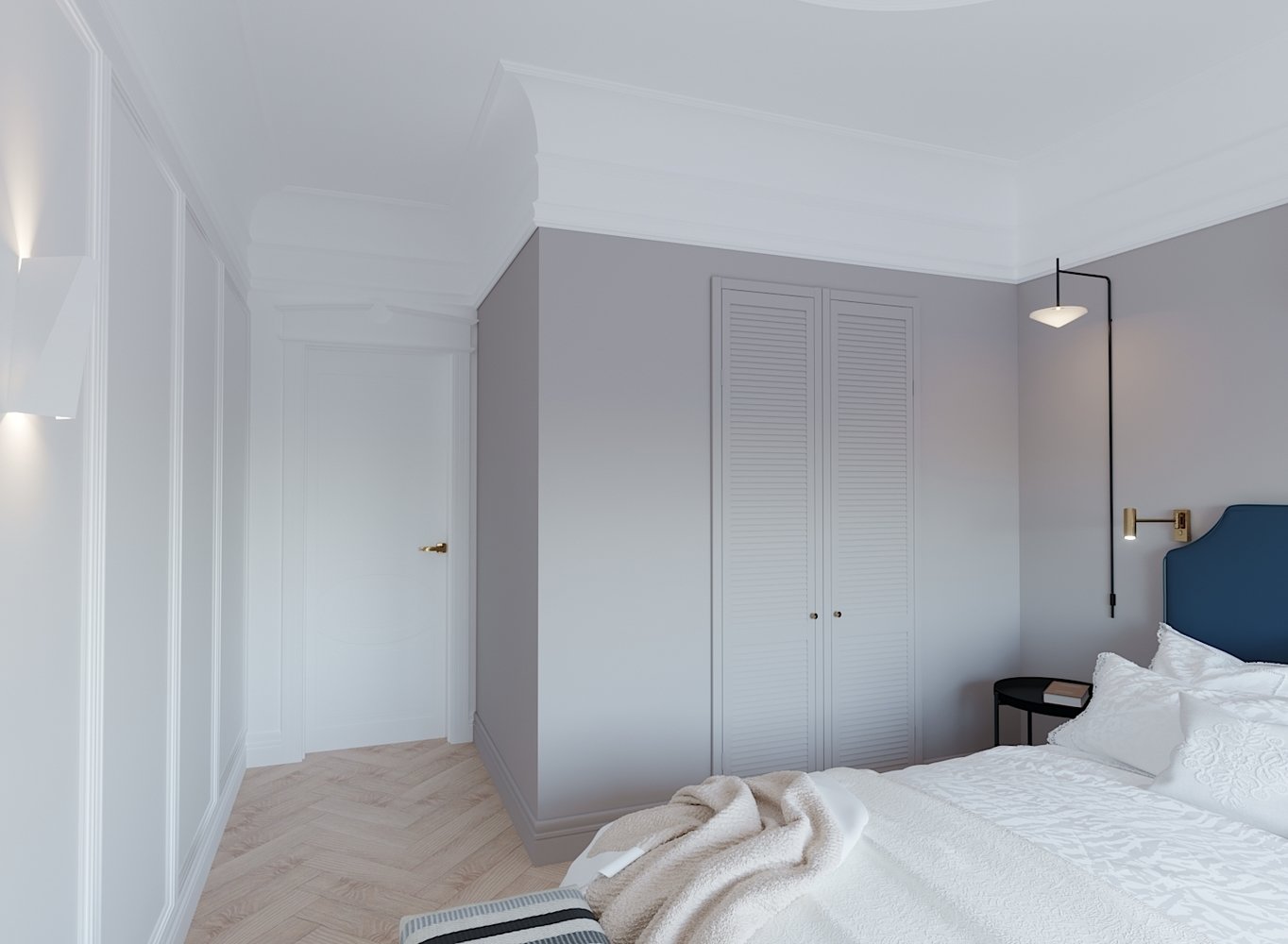 Фото из портфолио Дизайн трехкомнатной квартиры – фотографии дизайна интерьеров на INMYROOM Фото из портфолио Дизайн трехкомнатной квартиры – фотографии дизайна интерьеров на INMYROOM