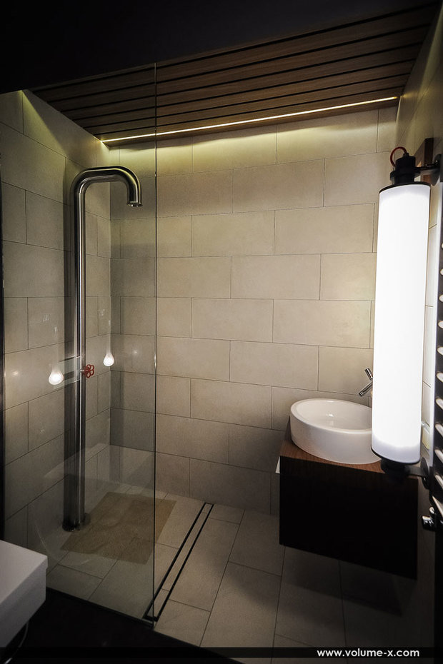 Фото из портфолио Необычный гостевой санузел – фотографии дизайна интерьеров на INMYROOM