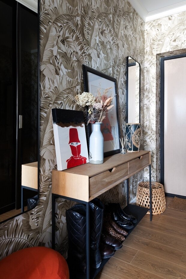 Фотография: Прихожая в стиле Скандинавский, Квартира, Проект недели, Москва, Мария Шумская, 2 комнаты, 40-60 метров, Анна Явишкина, Sweet Home Design – фото на INMYROOM