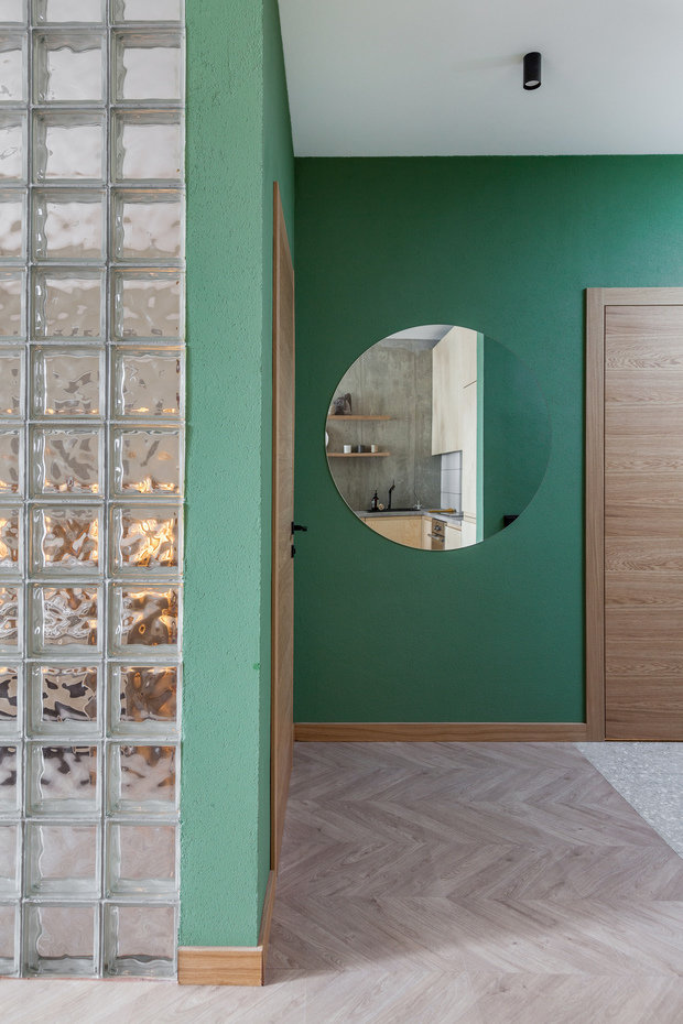 Фотография: Прихожая в стиле Лофт, Современный, Скандинавский, Квартира, Проект недели, Минск, Монолитный дом, 1 комната, 40-60 метров, Екатерина Труханова, Лена Куланина – фото на INMYROOM