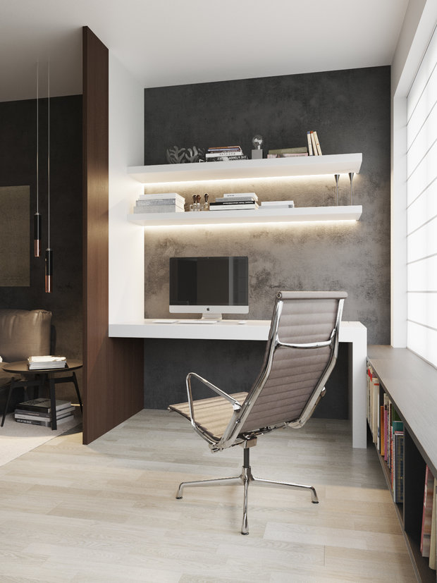 Фото из портфолио Квартира в Москве 70м2 – фотографии дизайна интерьеров на INMYROOM