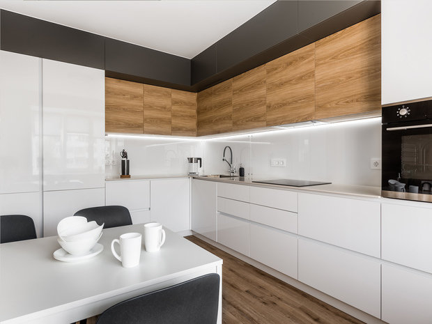 Фото из портфолио Трёхкомнатная квартира для молодой семьи – фотографии дизайна интерьеров на INMYROOM