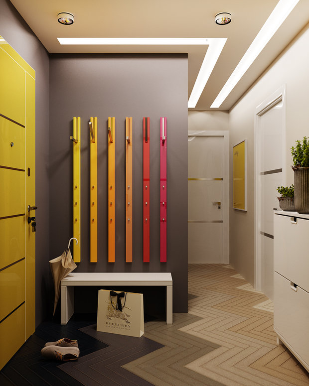 Фото из портфолио Геометрия с акцентом – фотографии дизайна интерьеров на INMYROOM