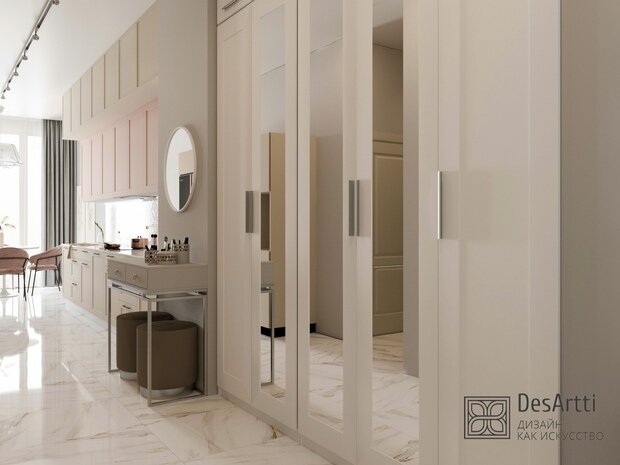 Фото из портфолио Проект квартира Москва 2020 – фотографии дизайна интерьеров на INMYROOM