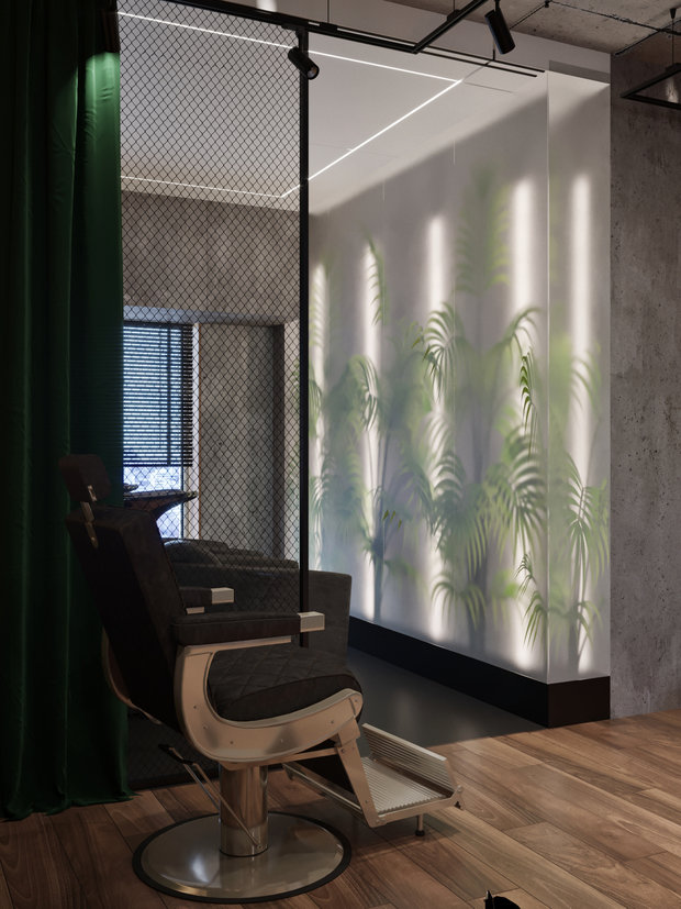 Фото из портфолио Барбершоп ZEYN – фотографии дизайна интерьеров на INMYROOM