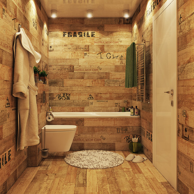 Фото из портфолио Квартира для молодой семьи – фотографии дизайна интерьеров на INMYROOM