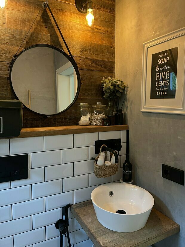 Фотография: Ванная в стиле Прованс и Кантри, Ремонт на практике – фото на INMYROOM