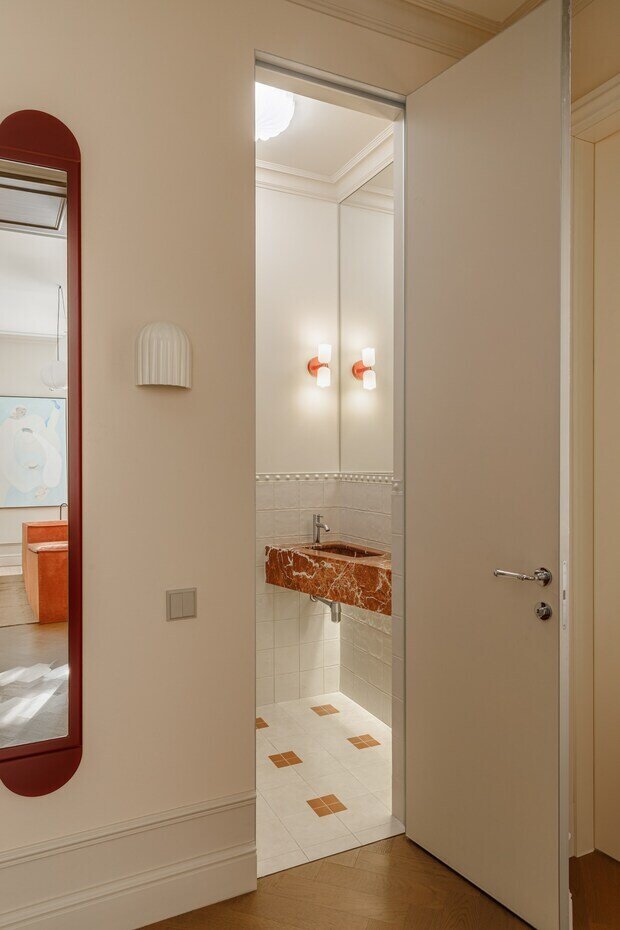 Фотография: Ванная в стиле Современный, Квартира, Проект дня, Астана, 60-90 метров, современный с элементами эклектики, Динара Усманова – фото на INMYROOM