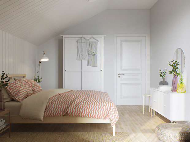 Фотография: Детская в стиле Скандинавский, Дом, Проект недели, Дача, Дом и дача, ИКЕА, 4 и больше, Более 90 метров, Маргарита Рассказова – фото на INMYROOM