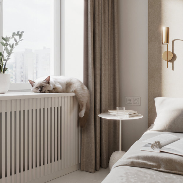 Фото из портфолио Однокомнатная квартира СПб, 45 м2 – фотографии дизайна интерьеров на INMYROOM