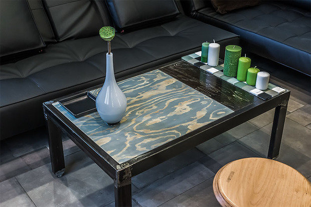 Фотография: Мебель и свет в стиле Современный, Хай-тек, Интерьер комнат, Переделка, Индустриальный – фото на INMYROOM