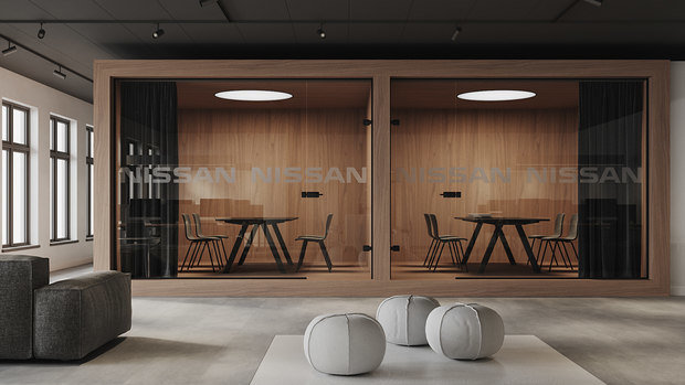 Фото из портфолио Офис NISSAN – фотографии дизайна интерьеров на INMYROOM