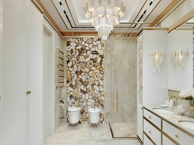 Фото из портфолио Дом 281,5 м² в КП Руза Фэмили: светлый интерьер для светлой семьи – фотографии дизайна интерьеров на INMYROOM