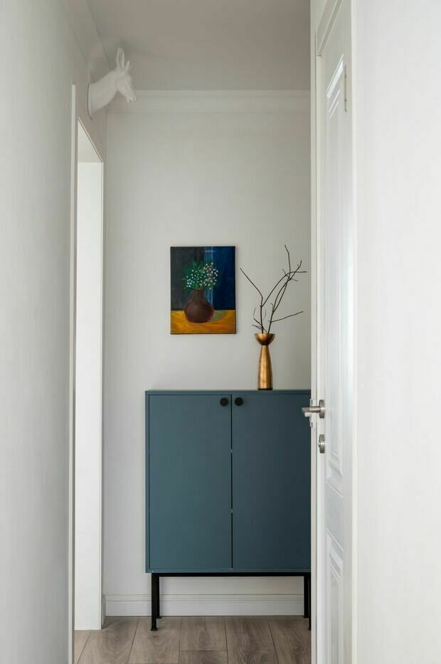 Фотография: Прихожая в стиле Скандинавский, Современный, Эклектика, Минимализм, Проект недели, 2 комнаты, 40-60 метров – фото на INMYROOM