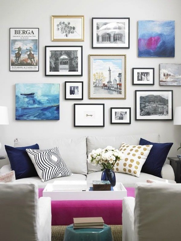 Фотография: Гостиная в стиле Современный, Восточный, Декор интерьера, Декор дома, Стены, Картины, Постеры – фото на INMYROOM