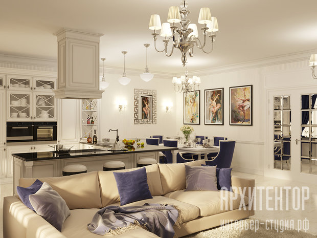 Фото из портфолио Квартира на Крестовском острве – фотографии дизайна интерьеров на INMYROOM