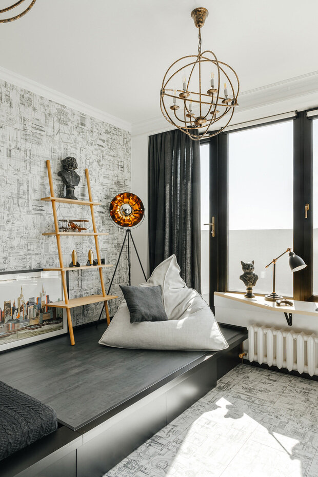 Фотография: Детская в стиле Классический, Современный, Эклектика, Квартира, Проект недели, Кирпичный дом, 4 и больше, Более 90 метров, Владимир, Полина Глебова – фото на INMYROOM