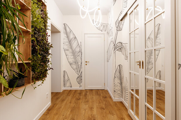 Фотография: Прихожая в стиле Современный, Квартира, Проект дня, Эко, Блочный дом, 4 и больше, 60-90 метров, Анна Терентьева – фото на INMYROOM
