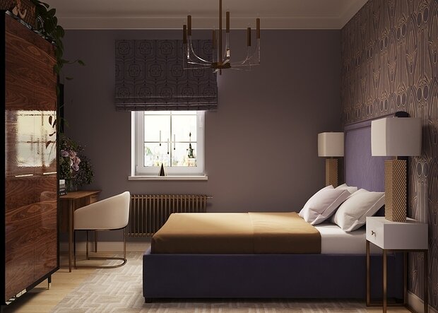 Фото из портфолио Спальня, г. Москва – фотографии дизайна интерьеров на INMYROOM