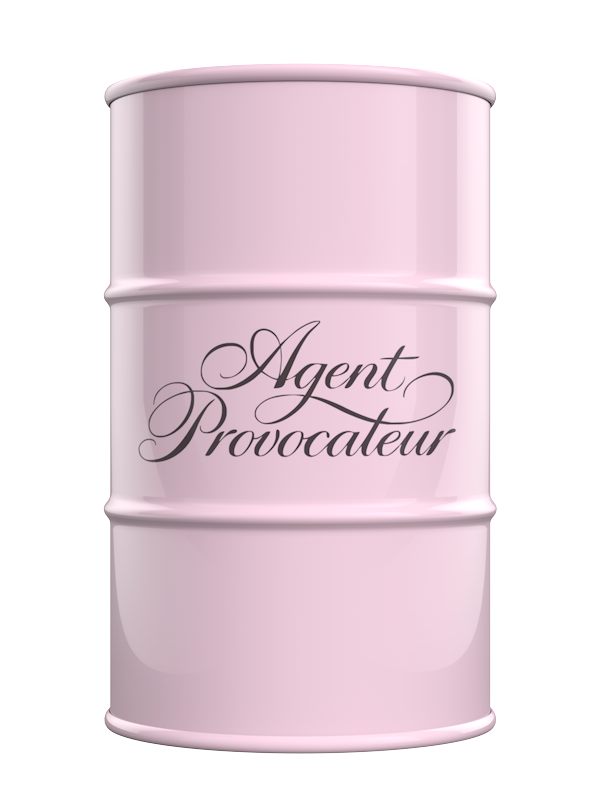 Тумба для хранения-бочка Agent Provocateur розового цвета