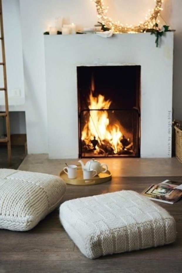 Фотография: Гостиная в стиле Скандинавский, Декор интерьера, Декор, Текстиль, Вышивка – фото на INMYROOM