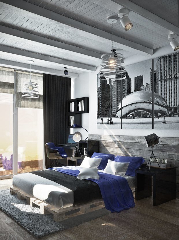 Фото из портфолио Квартира в стиле лофт, 70 м2 – фотографии дизайна интерьеров на INMYROOM