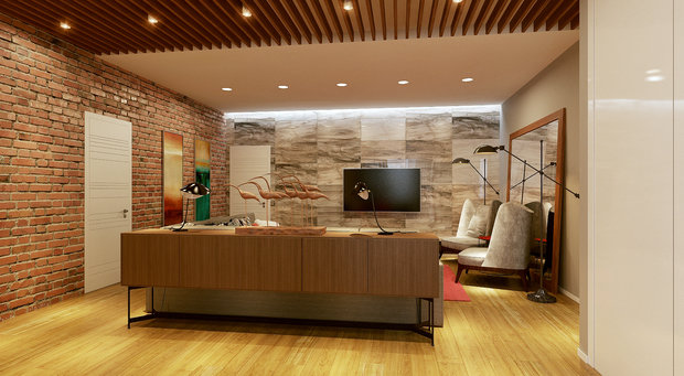 Фото из портфолио Просторная квартира в стиле Loft. Жилой комплекс "Айвазовский" г.Москва. 25 – фотографии дизайна интерьеров на INMYROOM