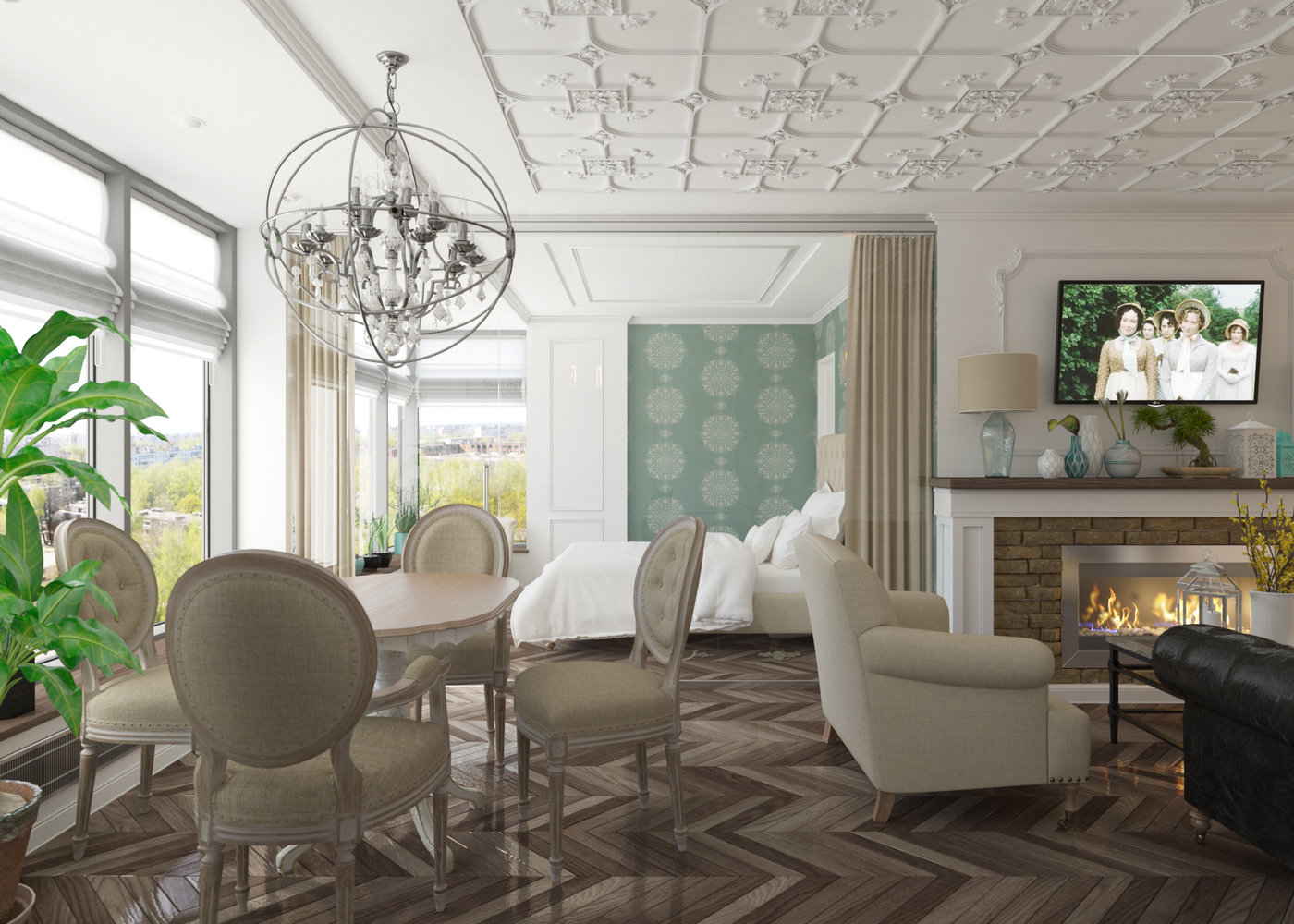 Фото из портфолио Винтажная классика. – фотографии дизайна интерьеров на INMYROOM Фото из портфолио Винтажная классика. – фотографии дизайна интерьеров на INMYROOM