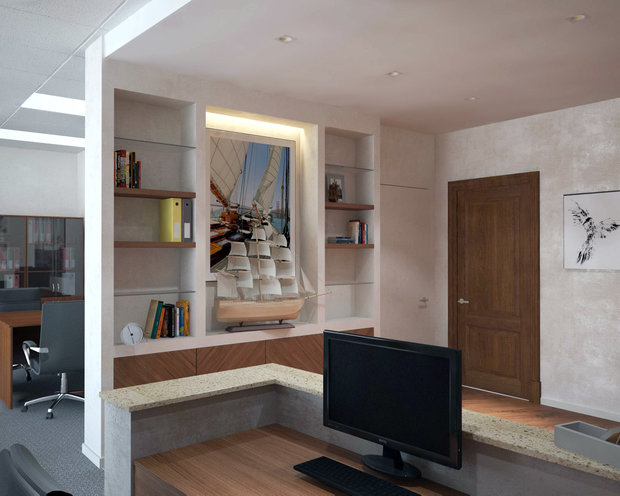 Фото из портфолио Офис. Ресепшн. – фотографии дизайна интерьеров на INMYROOM