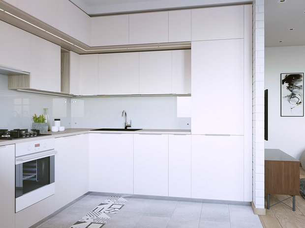 Фото из портфолио Квартира с акцентами скандинавского стиля. Кухня – фотографии дизайна интерьеров на INMYROOM