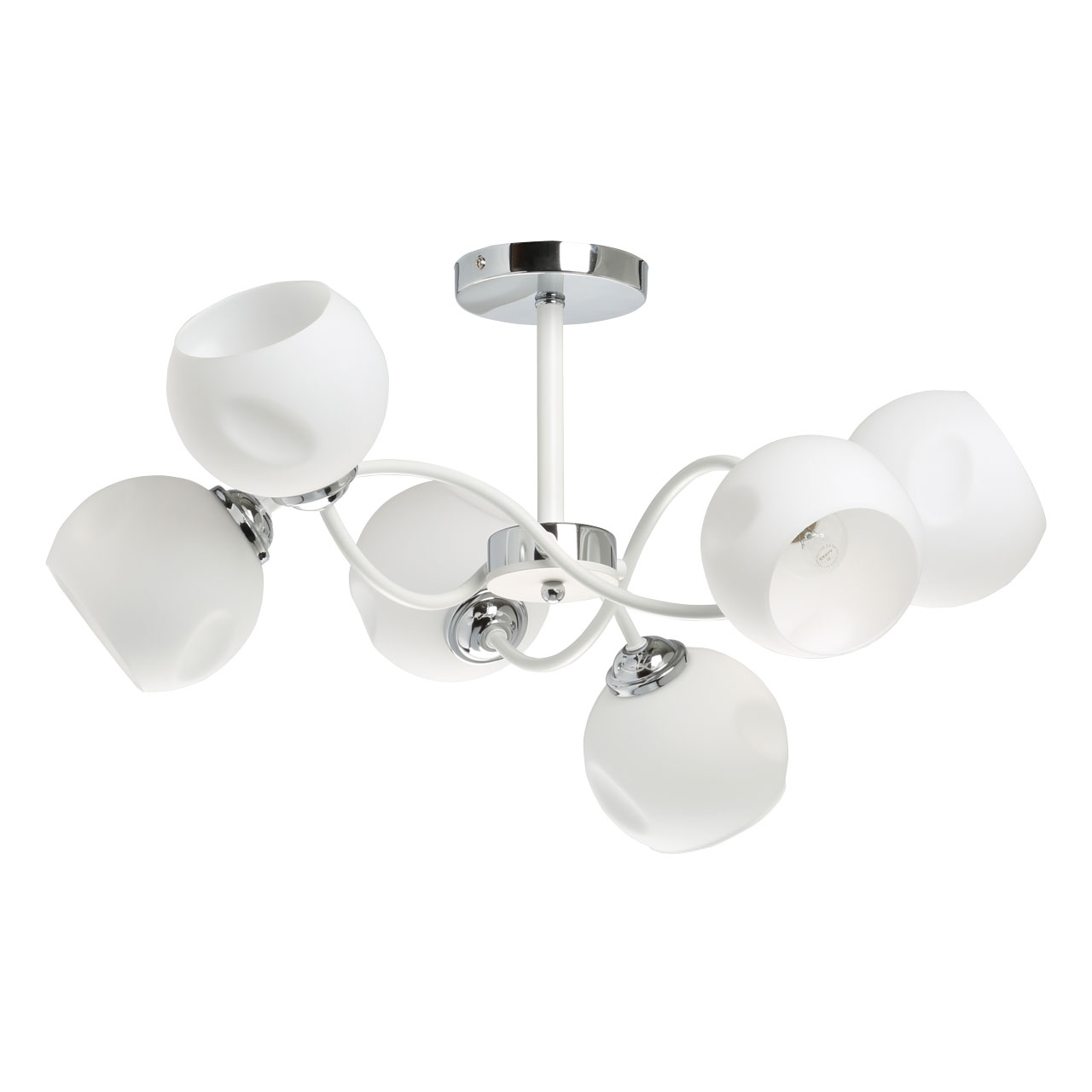 Люстра потолочная Вита белого цвета