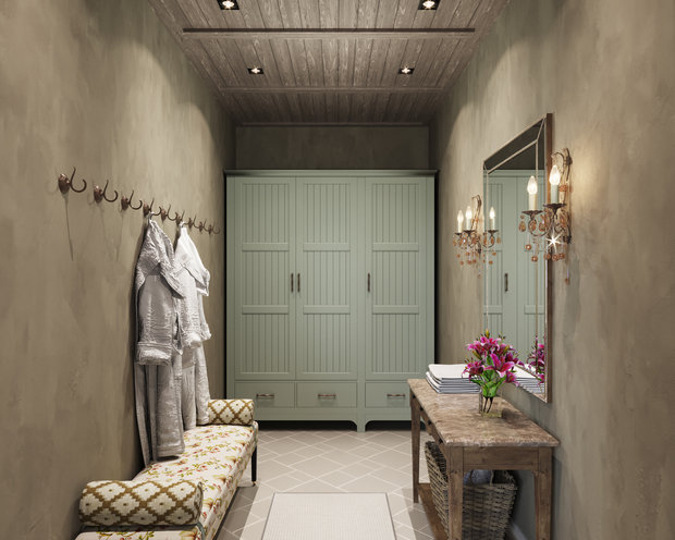Фотография: Прихожая в стиле Восточный, Прованс и Кантри, Классический, Дом, Проект недели, Дом и дача, Кирпичный дом, Наталья Самойлова, Perfect Space – фото на INMYROOM